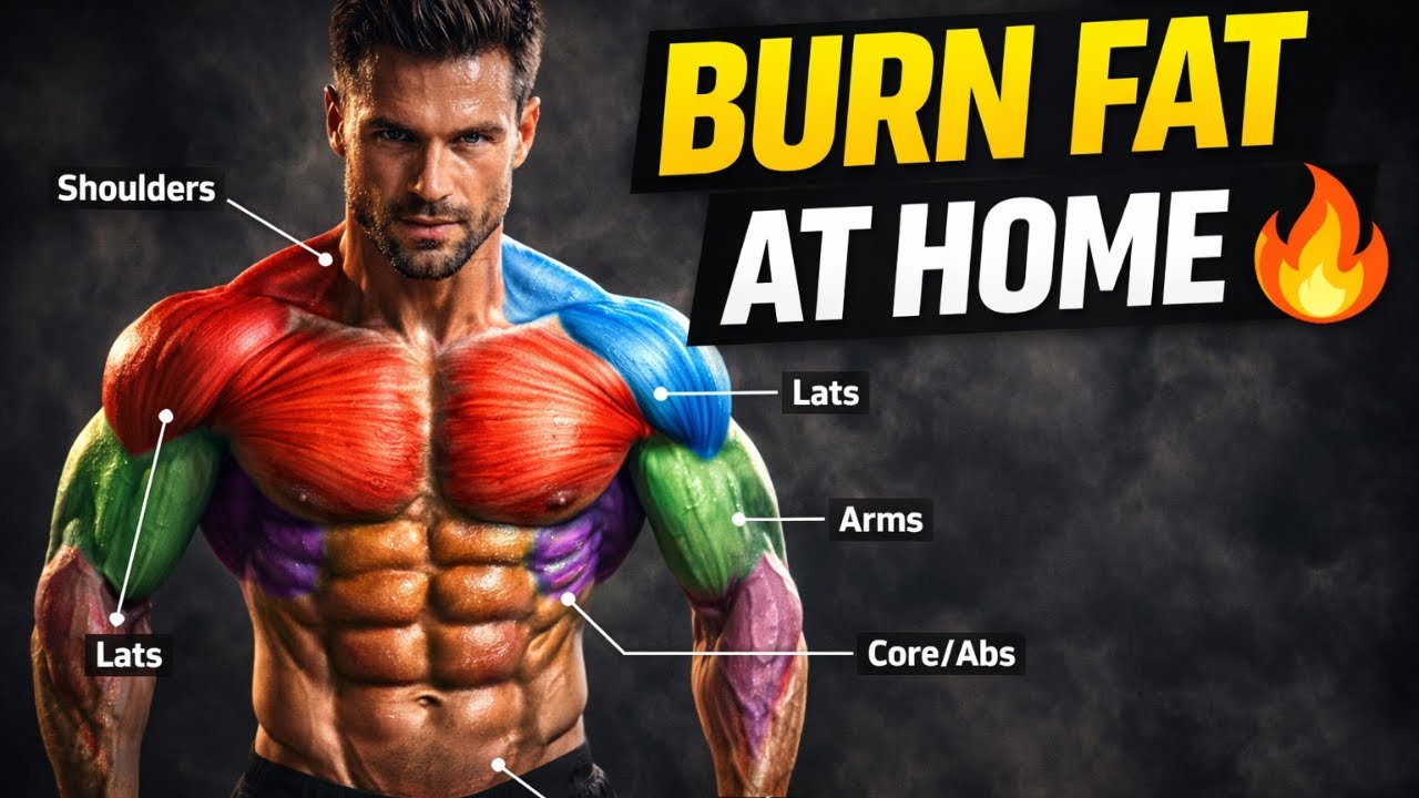 Full Body Workout at Home (No Equipment) | Burn Fat & Build Muscle Fast ...