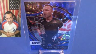 Colby "Chaos" Covington UFC 50 Card Collection of Select, Prizm, and Topps, WITH BLUE SPARKLE 45/99!