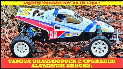 Watch Me Take on the Tamiya Grasshopper 2 | Upgraded Aluminum Shocks and a Lightly Tuned 28T On 3S