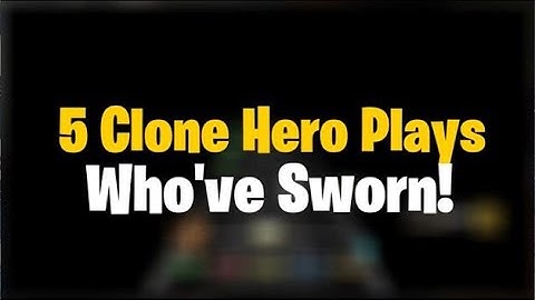 5 Clone Hero Players Who Have SWORN on Accident! (Acai, Frif, CarnyJared)