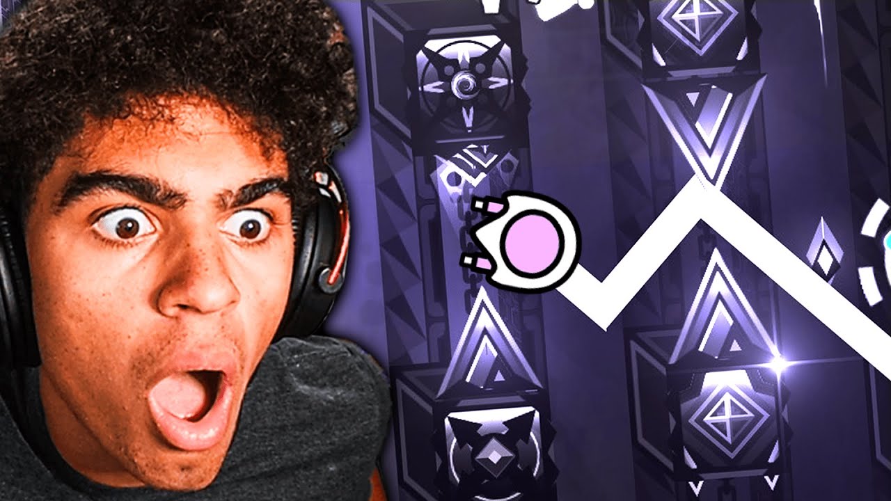 I Almost Beat The Hardest Geometry Dash Level In Front of KingSammelot...