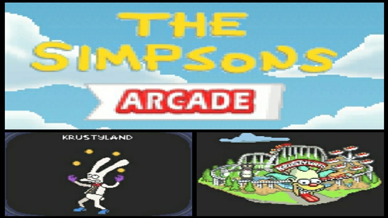 The Simpsons Arcade #04 - Krustyland (Java Game) - YouTube