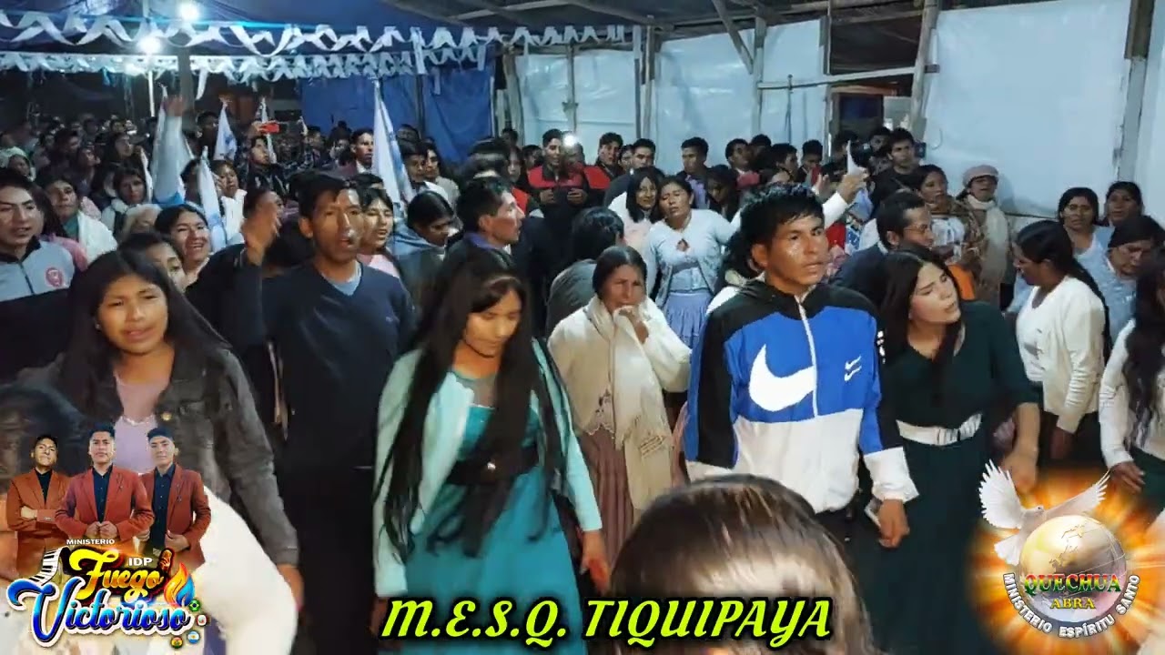 MINISTERIO FUEGO VICTORIOSO EN NOCHE DE VIGILIA EN TIQUIPAYA.