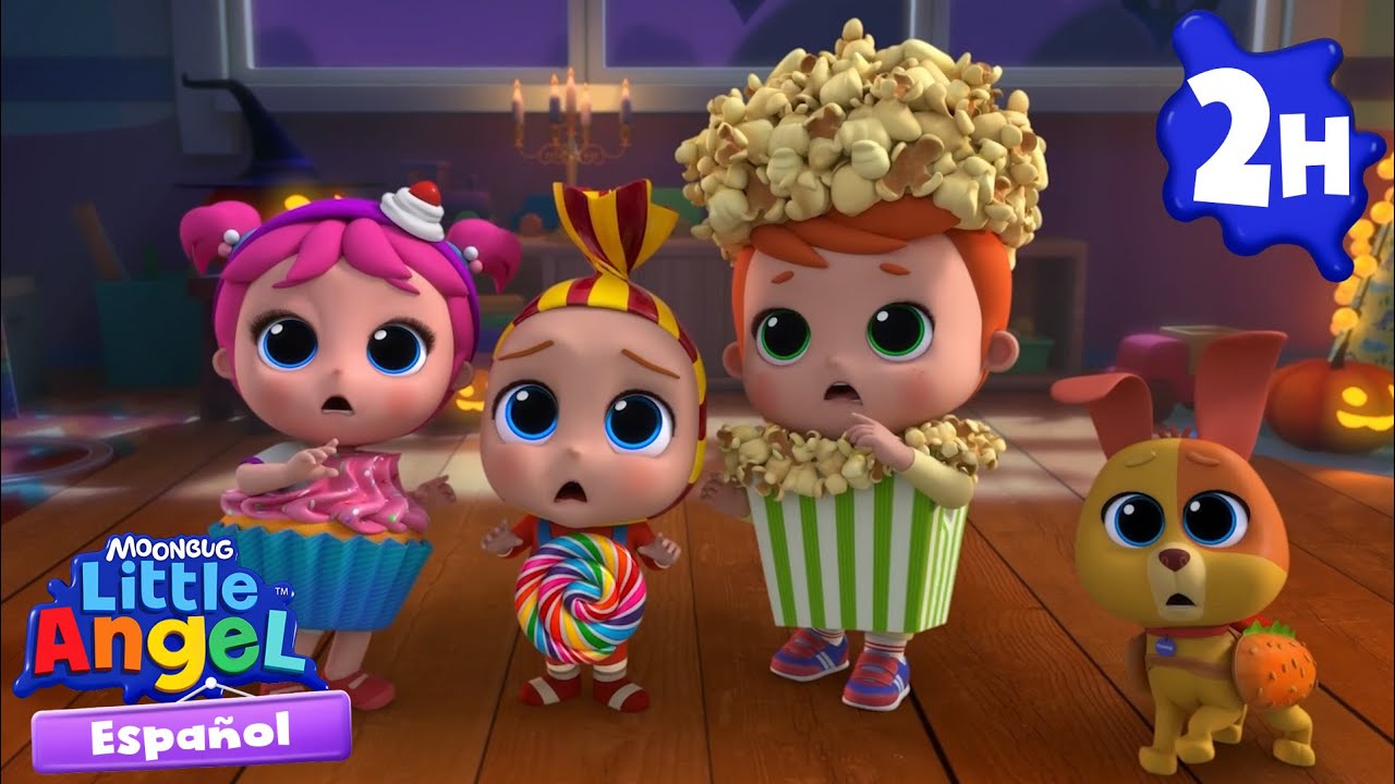 Dulce Hallowen con Bebé Juan🍬😱 | Canciones Infantiles con Bebé Juan🎵| Little Angel Español