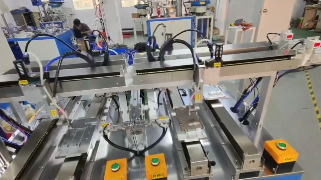 Circuit board electronic parts assembly machine CONANSAutomation YouTube