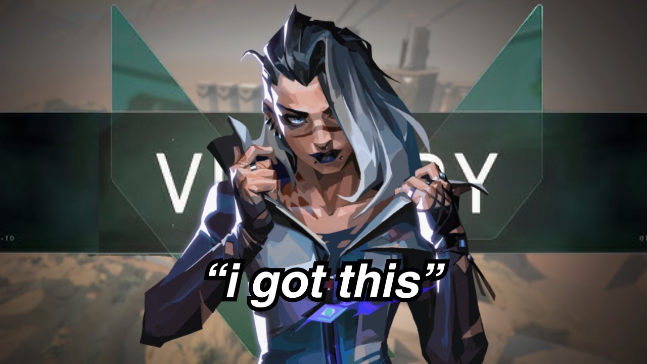 leading my team to victory in valorant