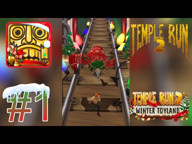Temple Run - Enjoy Winter Toyland while it lasts!🎄🎁 Let's run! 🏃‍♂️🏃‍♀️