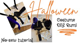 How to DIY KPop Demon Hunters Rumi Costume - No Sew