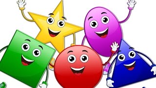 Five Little Shapes | Shape Song | Oh My Genius Original Rhymes