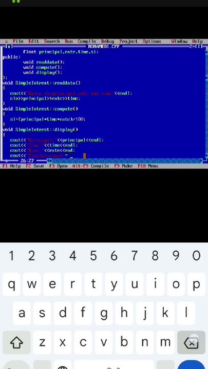 C++ programming turbo c - YouTube