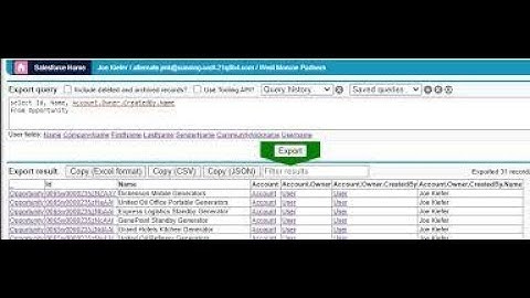 # Salesforce Inspector ! Data loader ! Import ! Update ! Delete! !