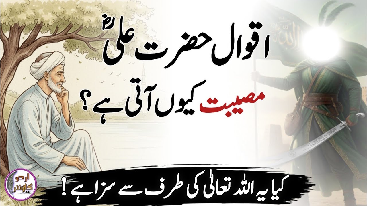 Museebat Kyun Aati Hai?||Hazrat Ali Best Quotes||Heart Touching MotivationalQuotes In Urdu| 