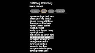 lirik omong kosong