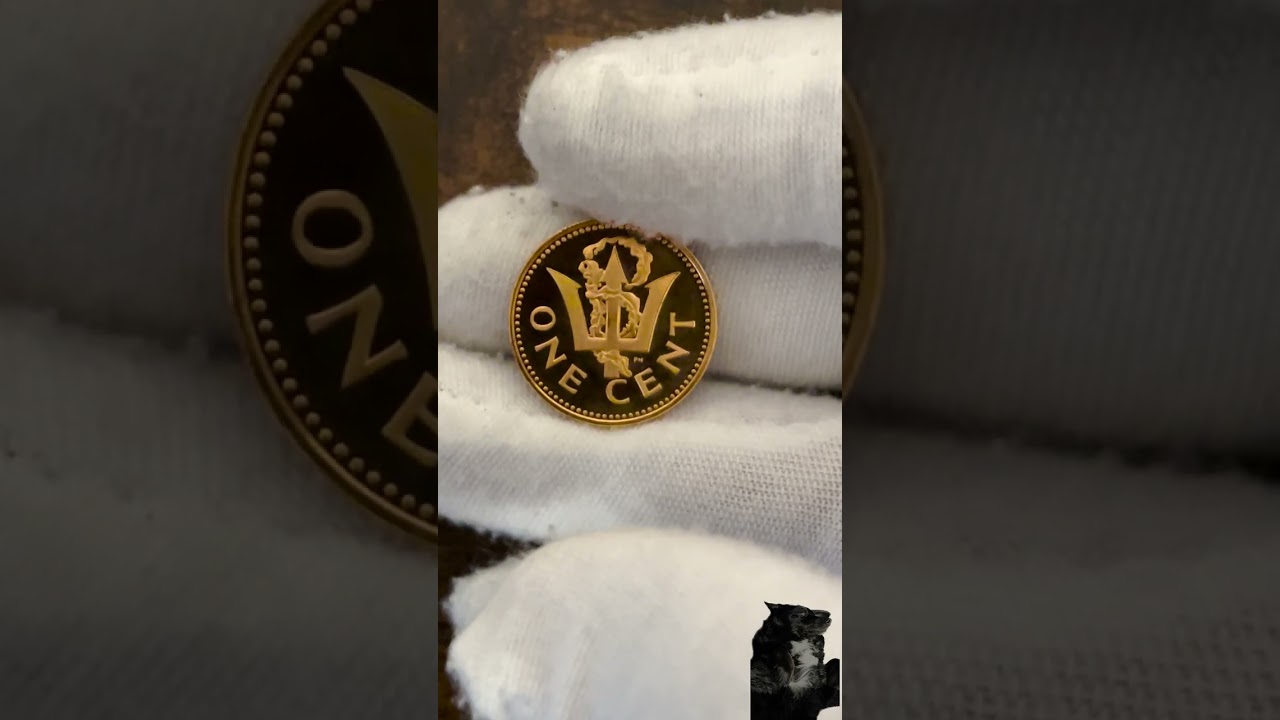 World Coin: 1 Cents Barbados 1973