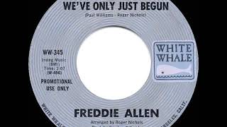 1st RECORDING OF: We’ve Only Just Begun - Freddie Allen (1970)