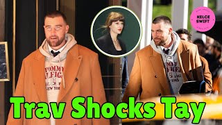 Travis Kelce Shocks Fiancée Taylor Swift For His Look During Tommy Hilfiger Photoshoot