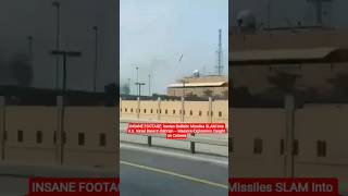 FOOTAGE: Iranian Ballistic Missiles SLAM Into U.S. Naval Base in Bahrain #USNavalBase #BahrainAttack