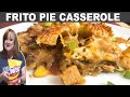 FRITO PIE CASSEROLE | Easy Recipe with Tex-Mex Flavors