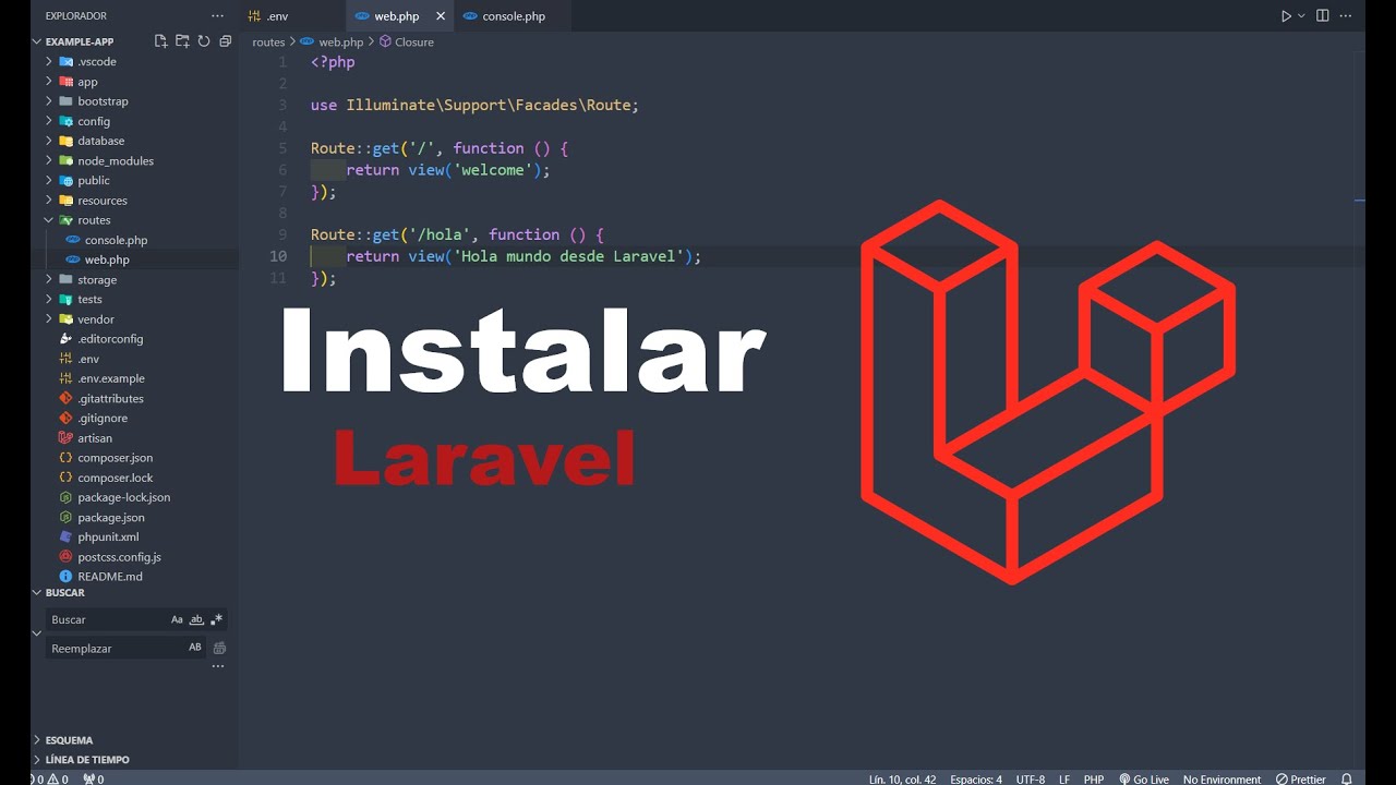 Tutorial para instalar Laravel ( sin xampp ) - YouTube