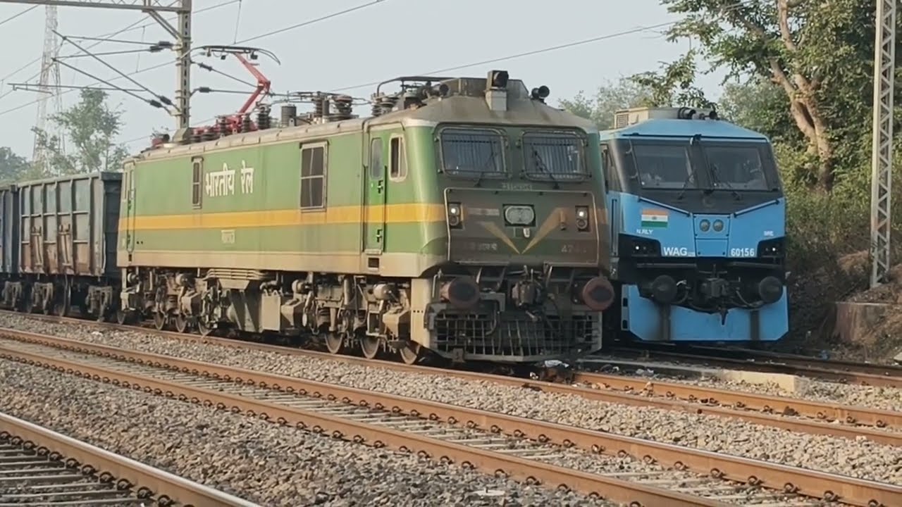 [PART#19] FREIGHT TRAIN BOXN open wagon Maalgadi | Indian railway