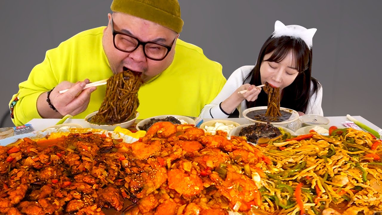 미노 홀린 여BJ~잘먹는다 짜장면 중화요리~♥│Chinese food Mukbang Eatingshow