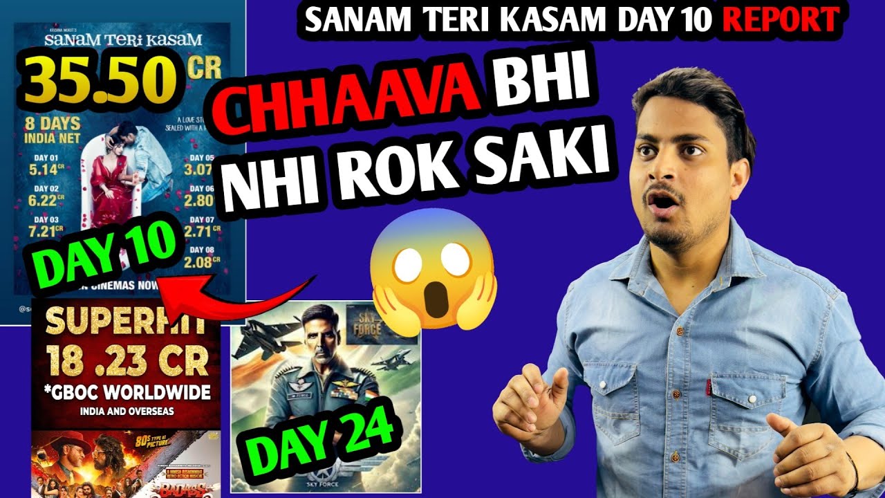 Sanam Teri Kasam Day 10 Re Release Collection Badass | Ravikumar Day 10 Advance Booking Report