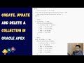 🚀 Oracle APEX Free Training – Session 4 (Lecture 6) | What Is an APEX Collection? Create, Delete