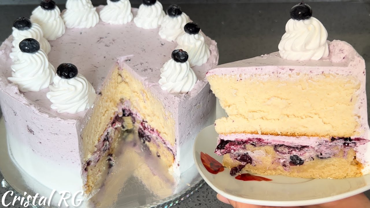 La RECETA de pastel Queso y Arándanos para SOPRENDER a todos‼️