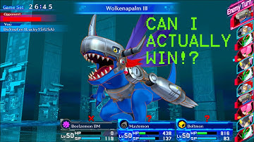 Digimon Cyber Sleuth Competitive Battle this time with a REAL PERSON!