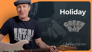 Holiday by Green Day | Guitar Lesson (including the solo!)
