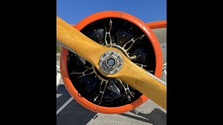 Starting the Warner 165 in a 1947 Fairchild 24W