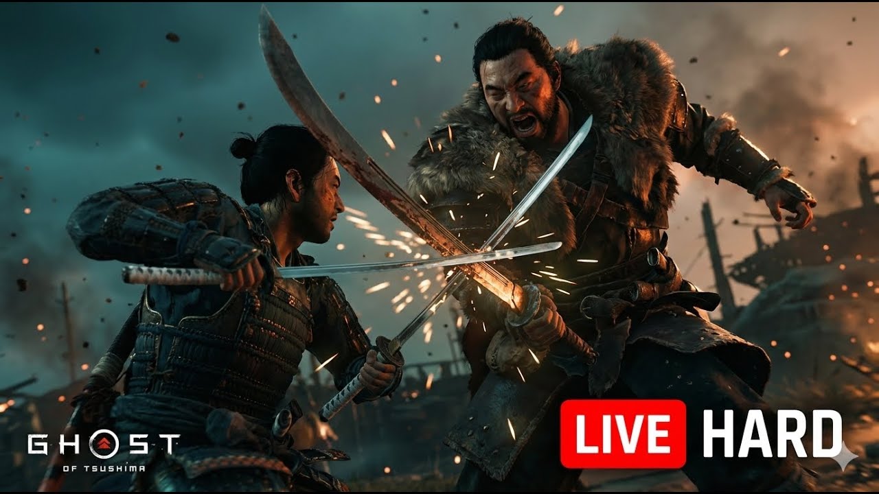 Ghost of Tsushima LIVE 🔥 | Hard Difficulty Samurai Combat