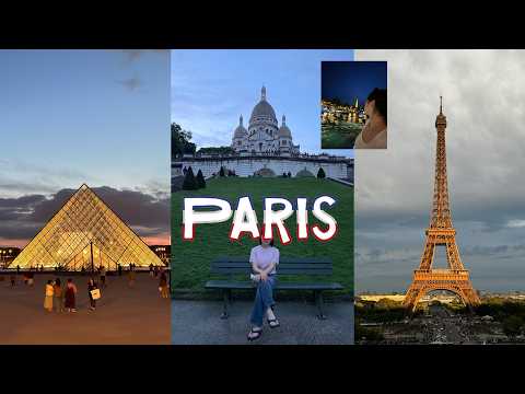 (Eng) Paris vlog ⟡ 43일 유럽여행🇨🇭혼자 파리 뮤지엄패스3일,치안,몽마르뜨 맛집,재즈바,psg스타디움,루브르 입장 팁,파리올림픽,필수쇼핑템,화이트에펠,유랑동행)