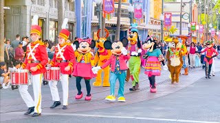 [4K] FULL Mickeys Happy Holidays Cavalcade 2023 at Disney California Adventure! - Disney Christmas