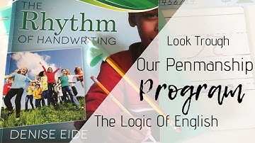 LOOK THROUGH OUR WRITING PROGRAM || THE LOGIC OF ENGLISH CURSIVE