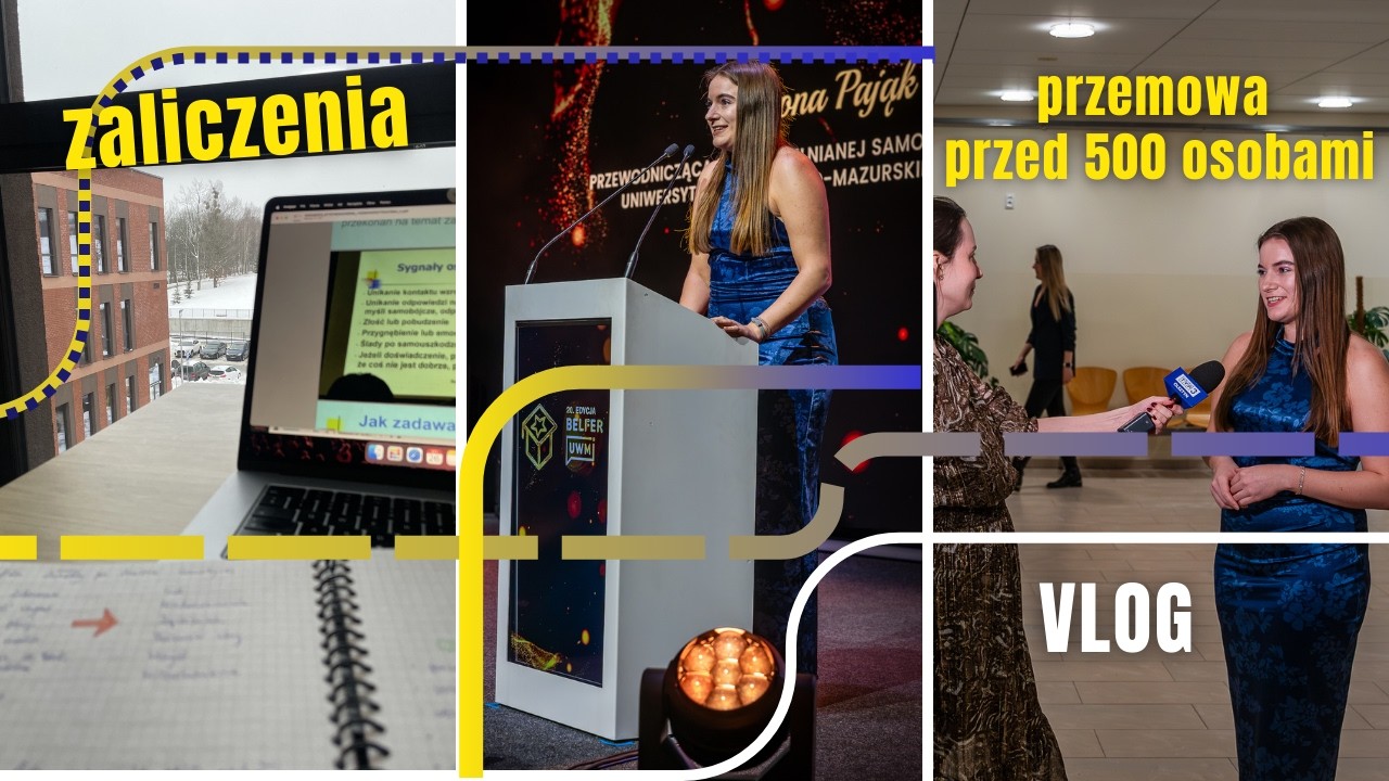 Gala, samorząd studencki, przemówienie i zaliczenia 🎓🎤 || kilka dni z życia przed sesją