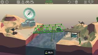 Lift Me Up | 2-11 Desert Winds | Unbreaking Under-budget Solution | Poly Bridge
