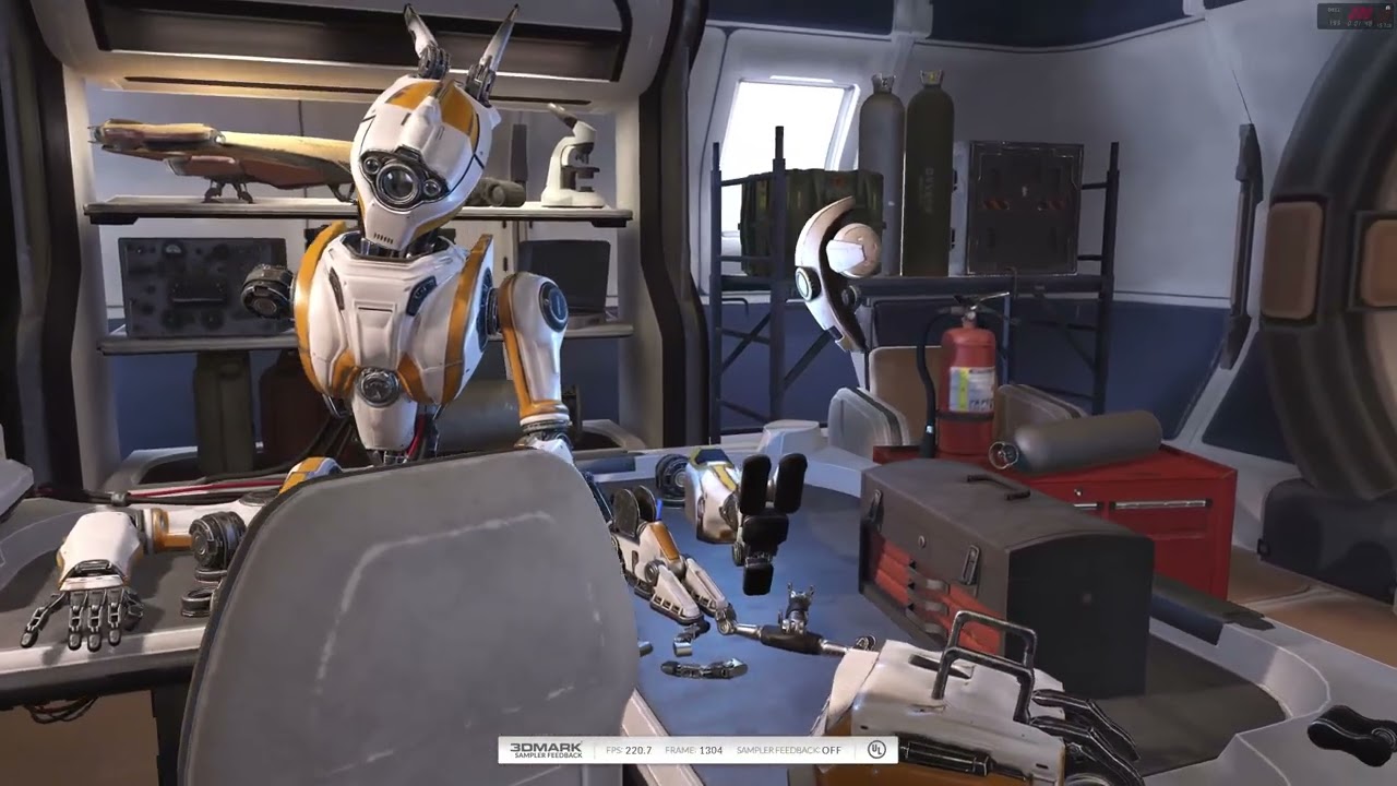 3DMARK Sampler Feedback feature test