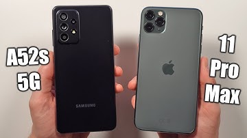 Samsung A52s 5G vs iPhone 11 Pro Max 🔥 Speed Test