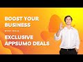 Boost Your Business with These Exclusive AppSumo Deals