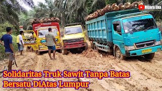 Solidaritas Truk Sawit Tanpa Batas,Bersatu Diatas Lumpur