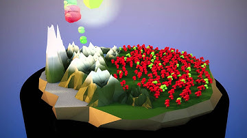 A Strawberry Mint World - Low Poly Modeling in Cinema 4D