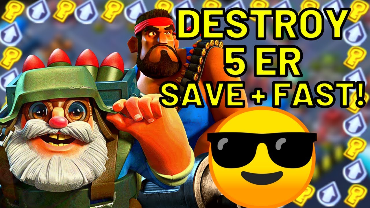 Boom Beach⚓ BEST TIPS & TRICKS for 5 ER Layouts in Season 34 5 ER