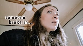someone broke into our new house | XO, MaCenna Vlogs