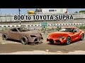 800 to Toyota supra converting series || wide body kit work start #homemade 