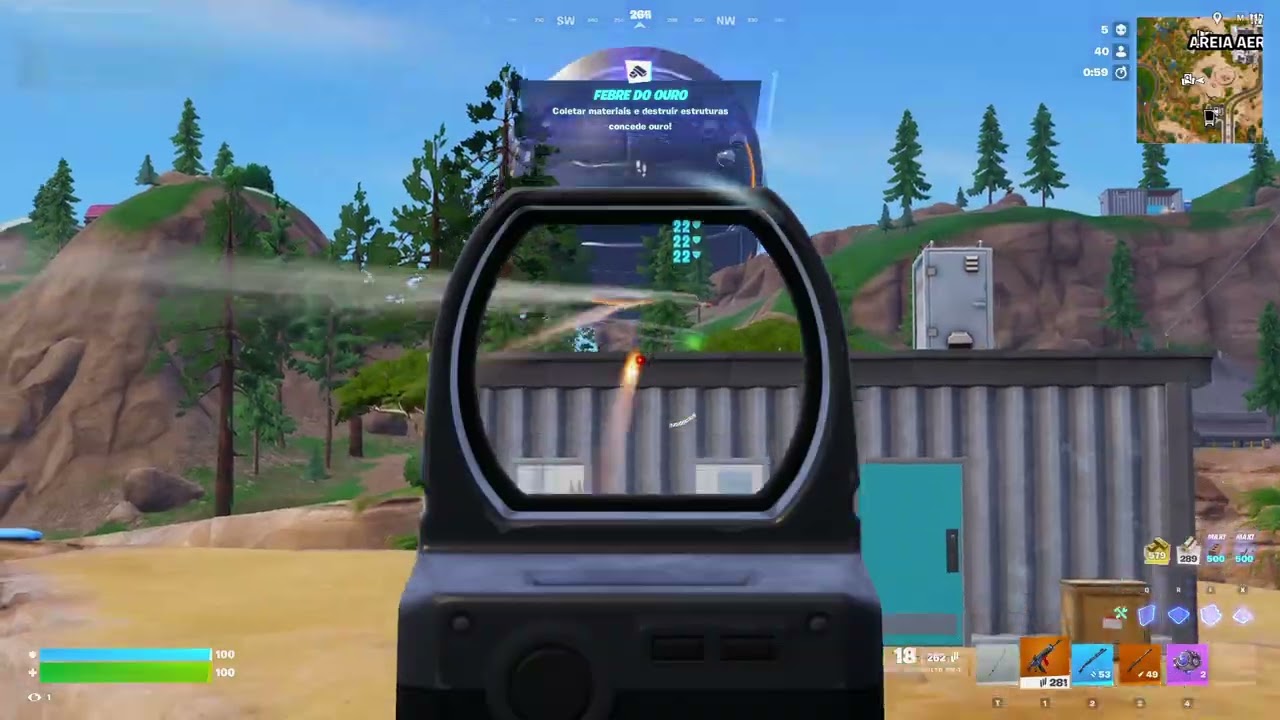 Fortnite   PRIMEIRA PARTIDA