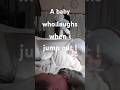 A baby who laughs when i jump out 😂🧡 #baby #japanesefamily #dailylife