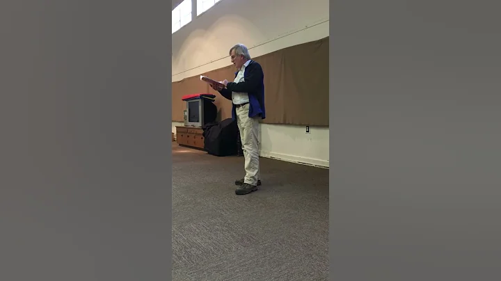 Tenor Christopher Corley rehearsing for Haydn's Cr...