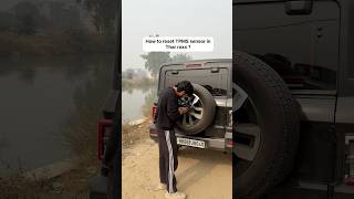 How to reset TPMS sensor in thar roxx ? #m_ravithakur #shorts