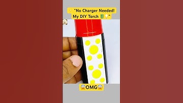 I Made a Rechargeable LED Torch From Scratch! 🔋💡 | #diy #shorts #shortsfeed #technology #science